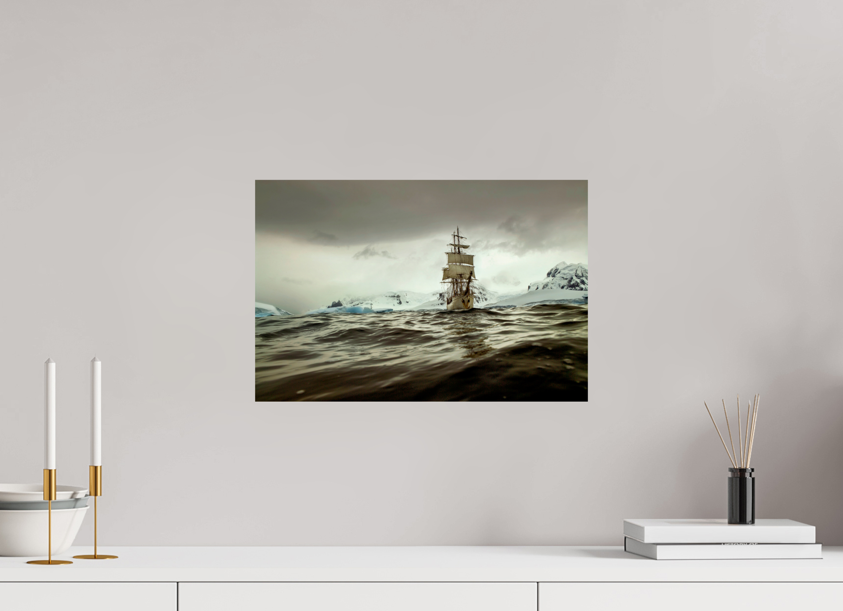 45 x 30 cm, Hahnemühle Baryta — borderless Antarctica-VIII