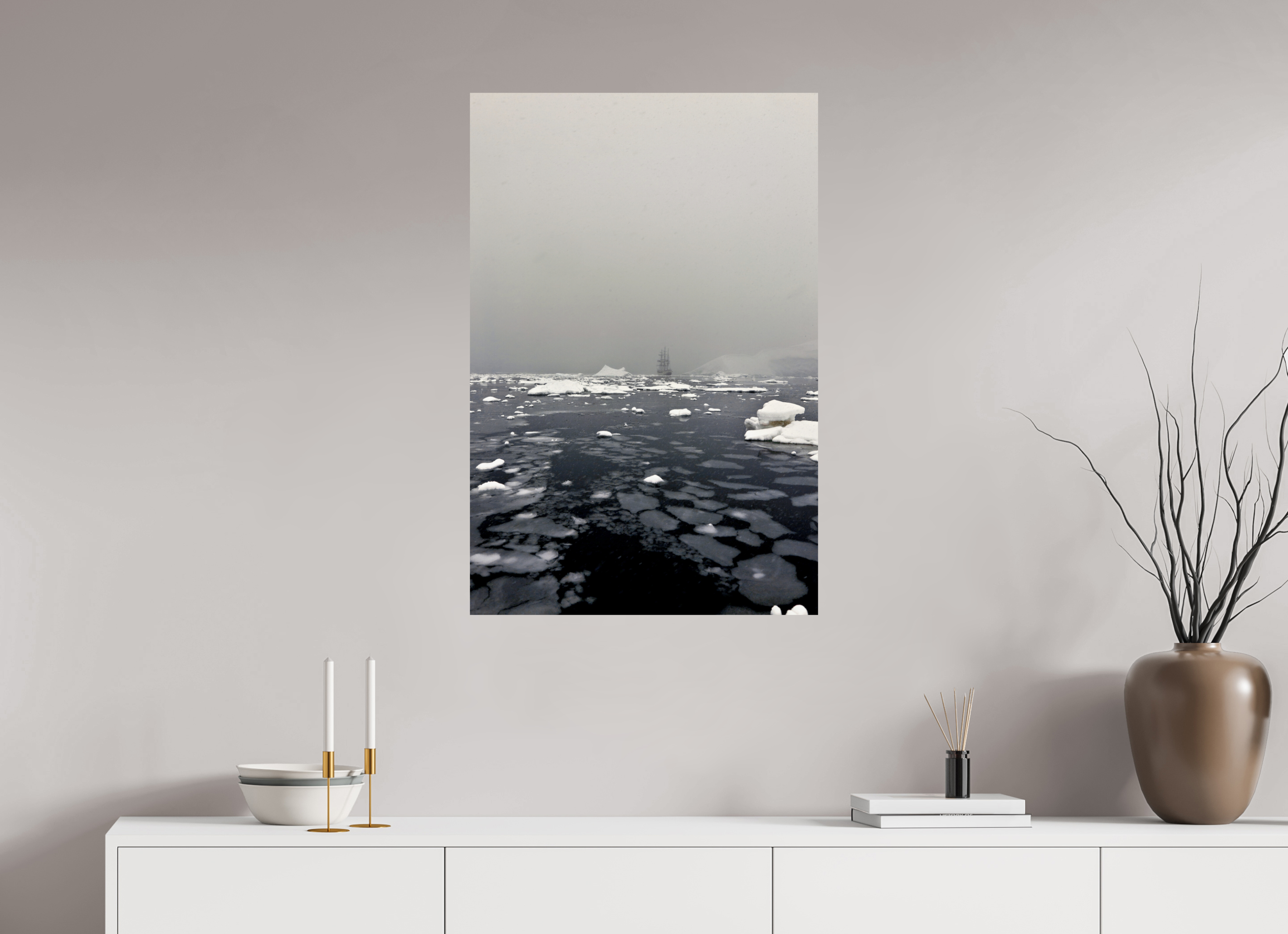 60 x 90 cm, Hahnemühle FineArt Baryta — borderlessAntarctica-I