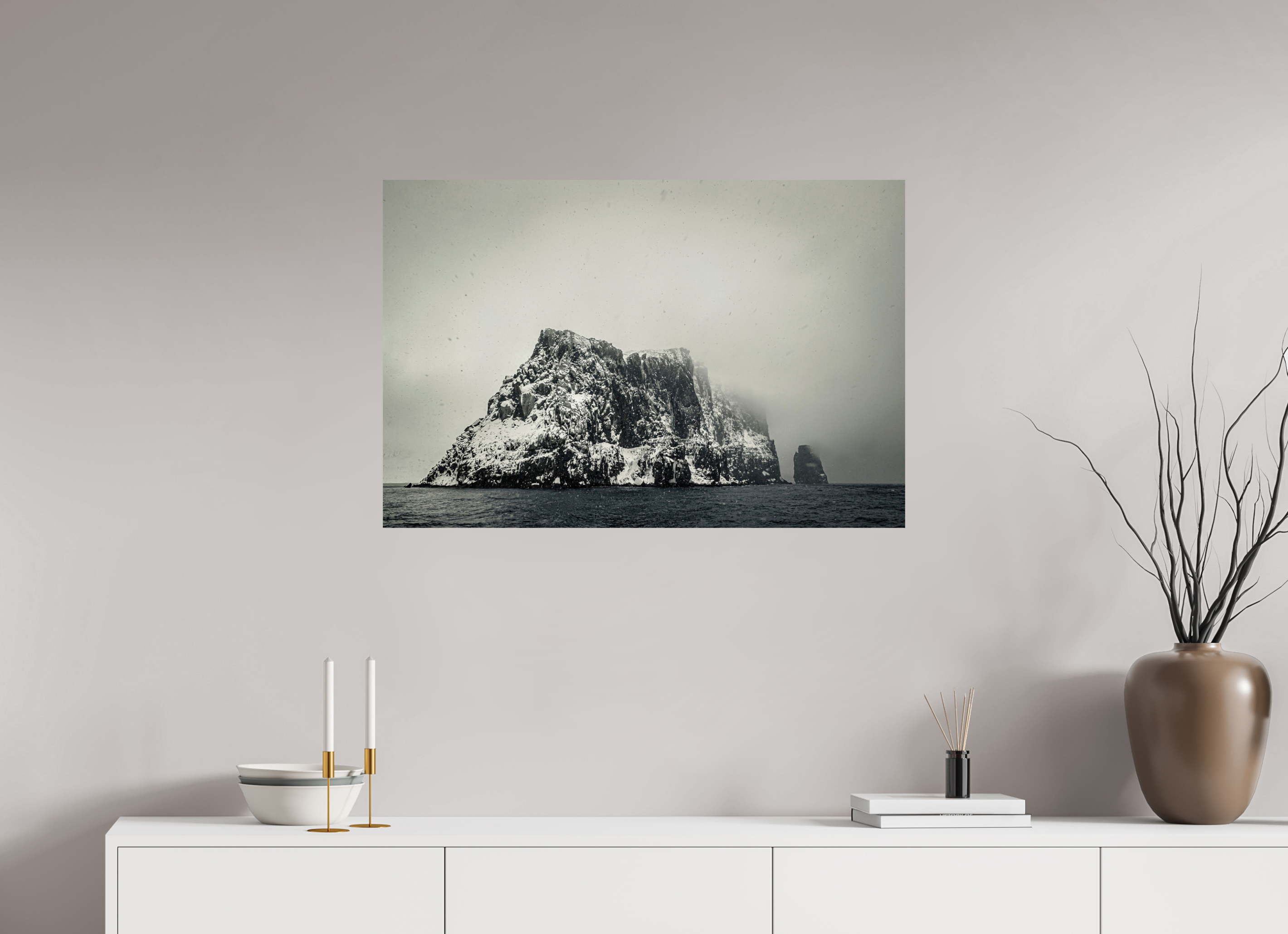 90 x 60 cm, Hahnemühle Baryta — borderless Antarctica IX