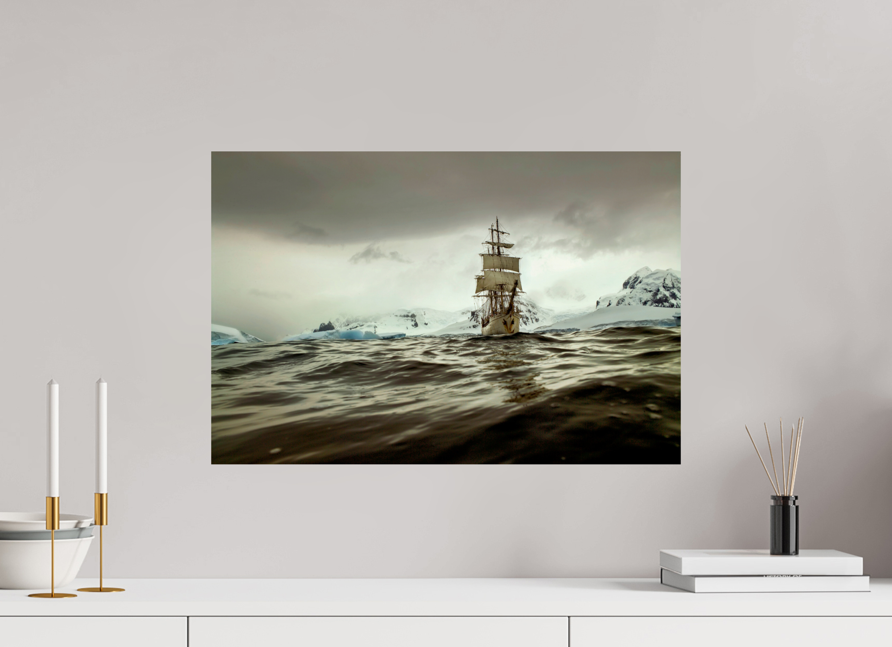 60 x 40 cm, Hahnemühle Baryta — borderless Antarctica-VIII